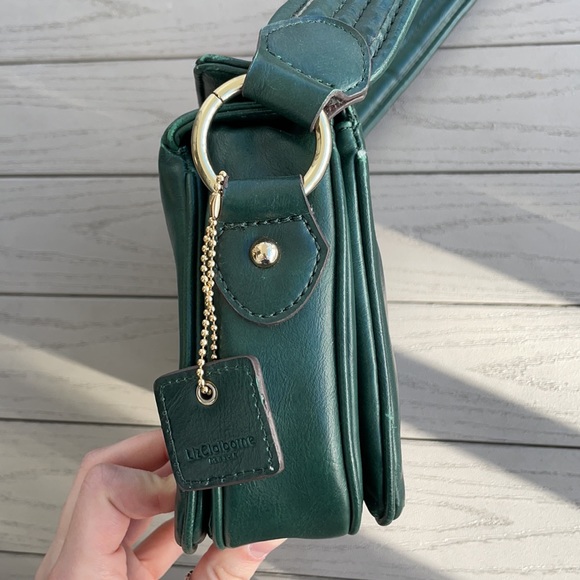 SOLD ON VINTED | Vintage Liz Claiborne Forest Green Shoulder Bag - Picture 4 of 15